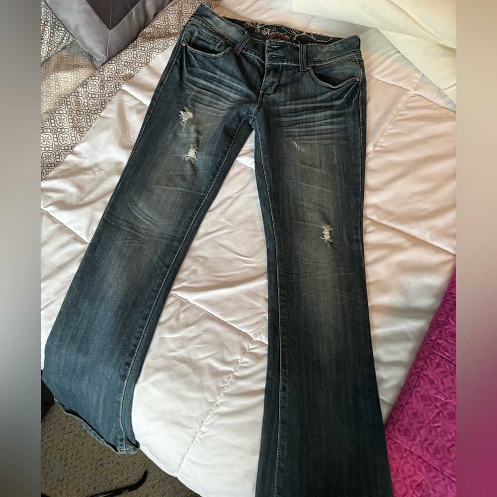 Charlotte Russe, skinny boot cut jeans. Refuge size 8s